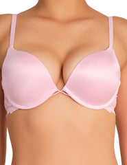 La Senza Sexy Double Pushup Plunge Bra 34B / Light Pink