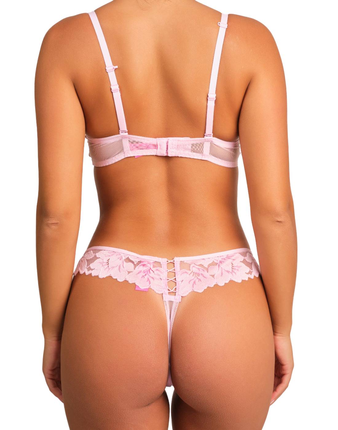 La Senza Sexy Lace Thong MED / Light Pink