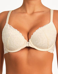 La Senza Sexy Lightly Lined Full Coverage Lace Bra 34B / Ivory