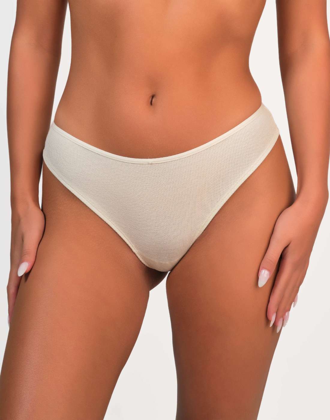 La Senza Ultrasoft Thong Ivory / MED