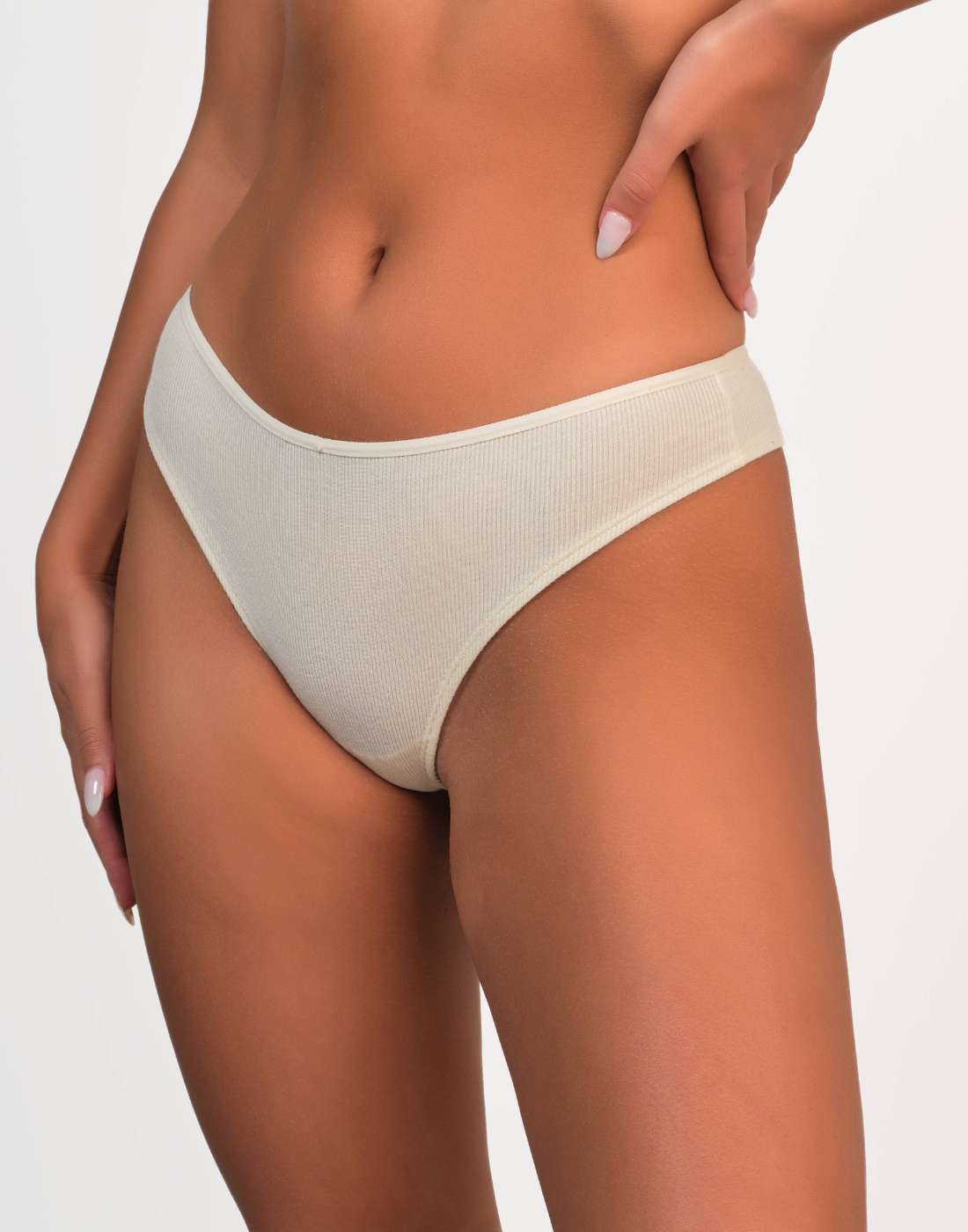 La Senza Ultrasoft Thong Ivory / MED