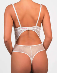 La Senza Sexy Sleep Bodysuit Ivory / MED