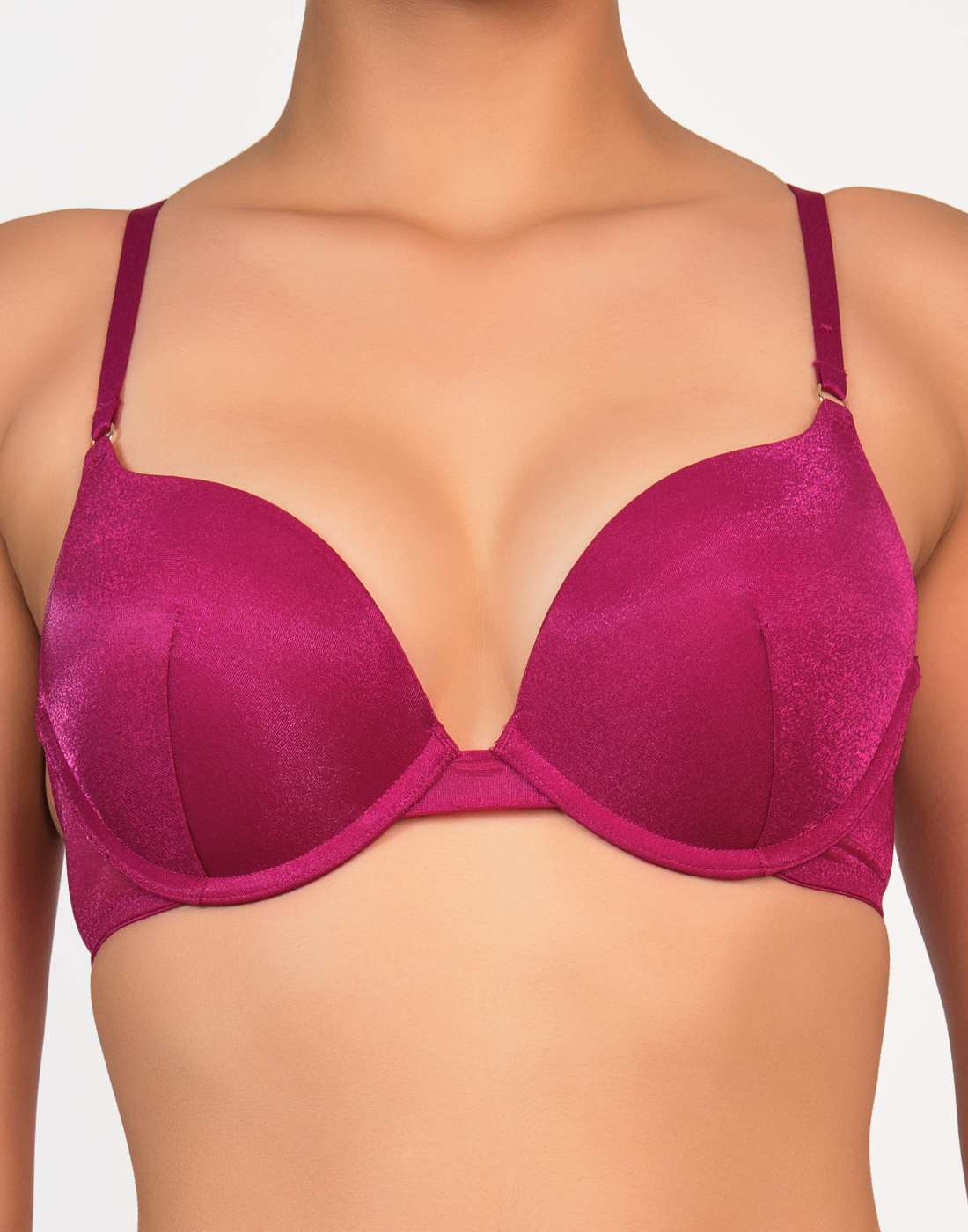 La Senza Sexy Double Pushup Plunge Bra Purple / 34B