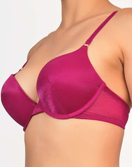 La Senza Sexy Double Pushup Plunge Bra Purple / 34B