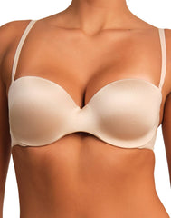 La Senza Strapless Lightly Lined Plunge Bra 34B / Nude