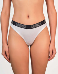 La Senza Trendy Thong White / MED