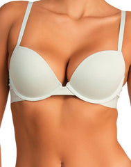 La Senza Trendy Pushup Plunge Bra 34B / Light Blue