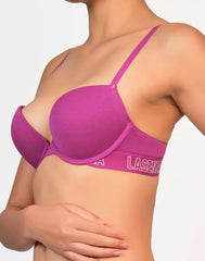 La Senza Trendy Pushup Plunge Bra Purple / 34B