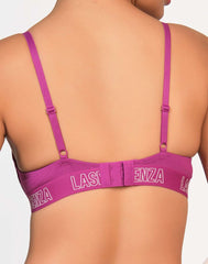 La Senza Trendy Pushup Plunge Bra Purple / 34B