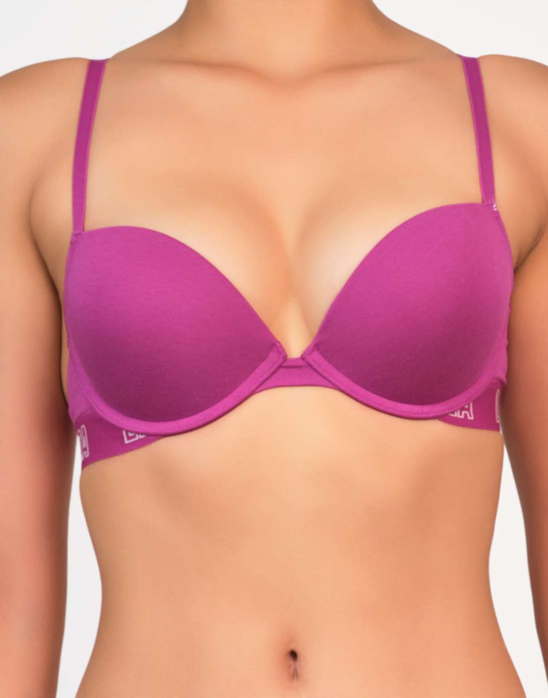 La Senza Trendy Pushup Plunge Bra Purple / 34B