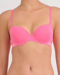 Rx Ll Demi Knockout Cdp Logo Ctn HOT PINK / 34B