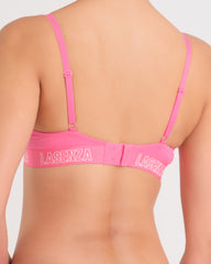 Rx Ll Demi Knockout Cdp Logo Ctn HOT PINK / 34B