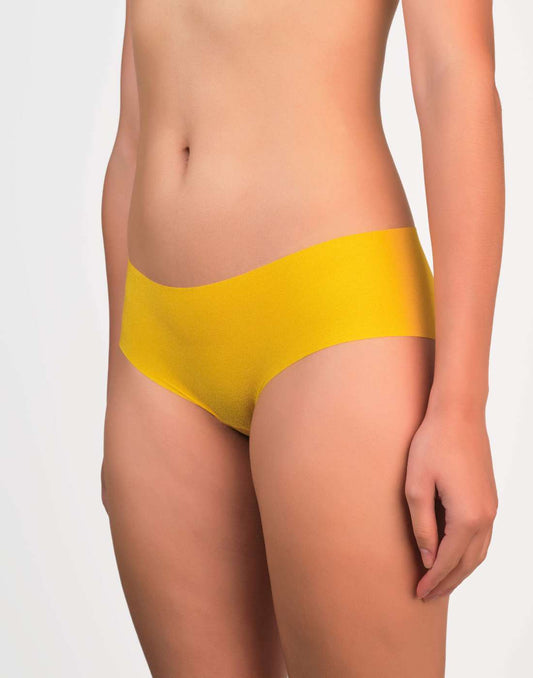 La Senza Seamless Cheeky Panties Yellow / MED