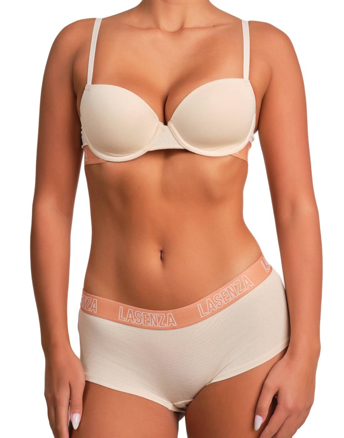 La Senza Trendy Boyshort Panties Ivory / MED