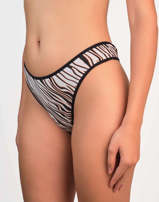 La Senza Trendy Thong Animal Print / MED