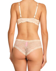 La Senza Sexy Cheeky Lace Panties MED / Ivory