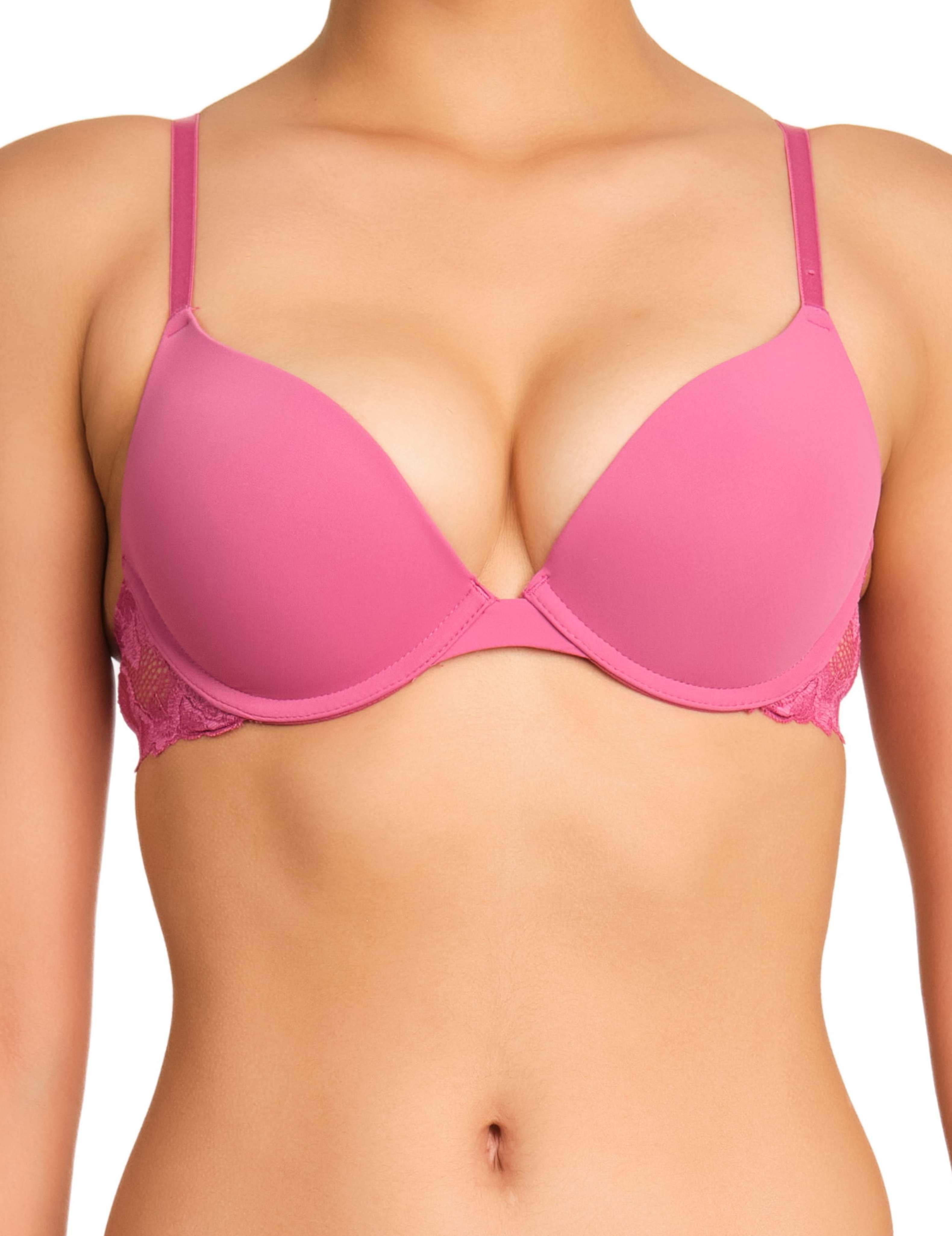 La Senza Obsession Pushup Plunge Bra 34B / Light Pink