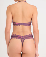 Cstm Pnty Hl Mr Thong Sheer Luv Lc W Luxe Logo Mes OPPX / MED