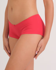 Us Boyshort Vwaist Rib W Bow 6S2D / MED