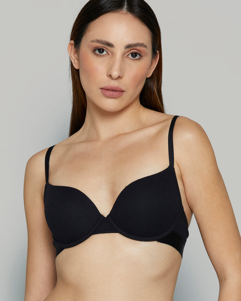 LA SENZA ESSENTIALS DEMI WAFFLE BRA 03YZ-LAZ / 34B