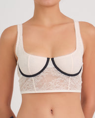 Ssnl Bra Top Unlined Balc Wicked Lc W Picot 2PYO / MED