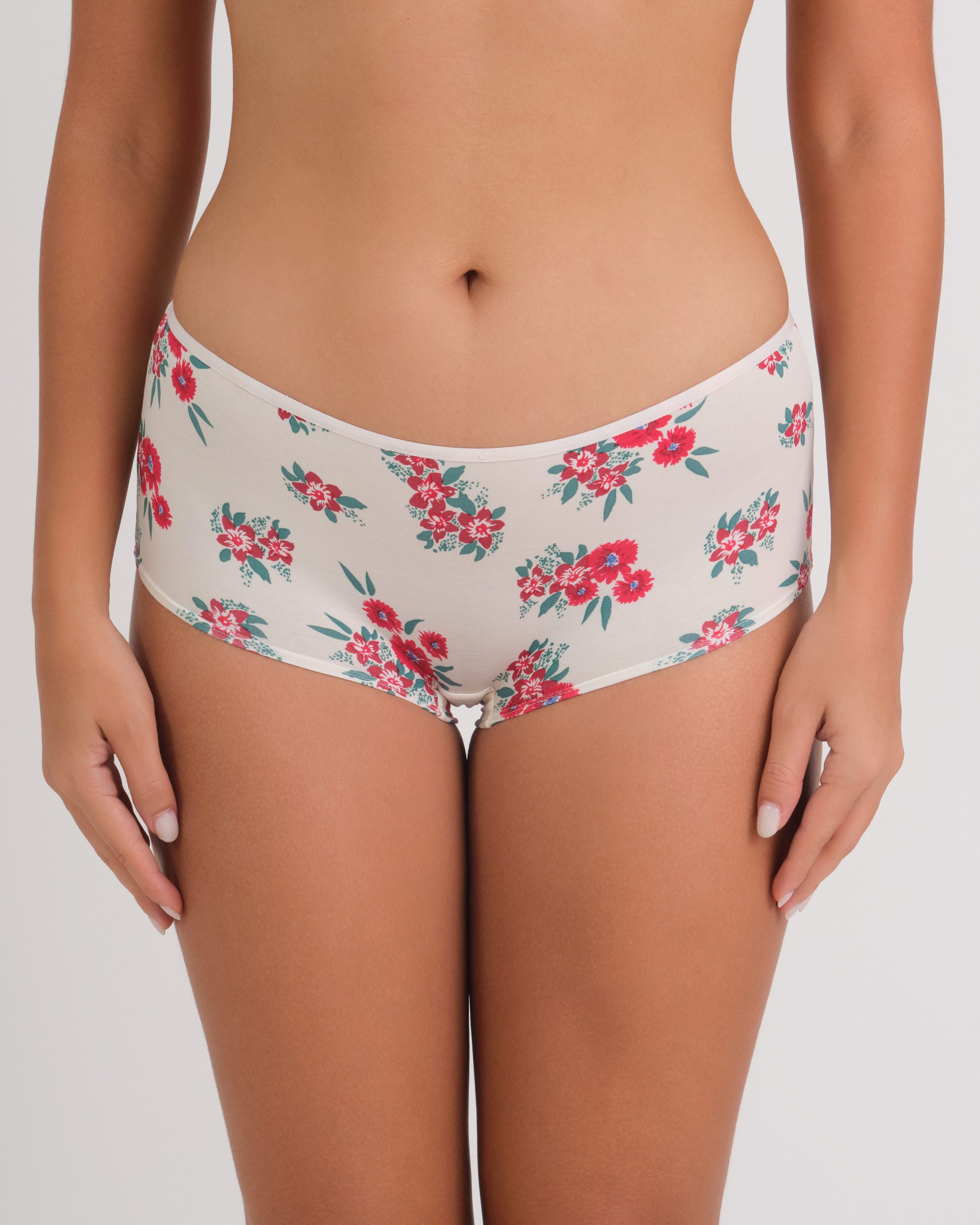 Us Boyshort Modal Printed Body DTFI / MED