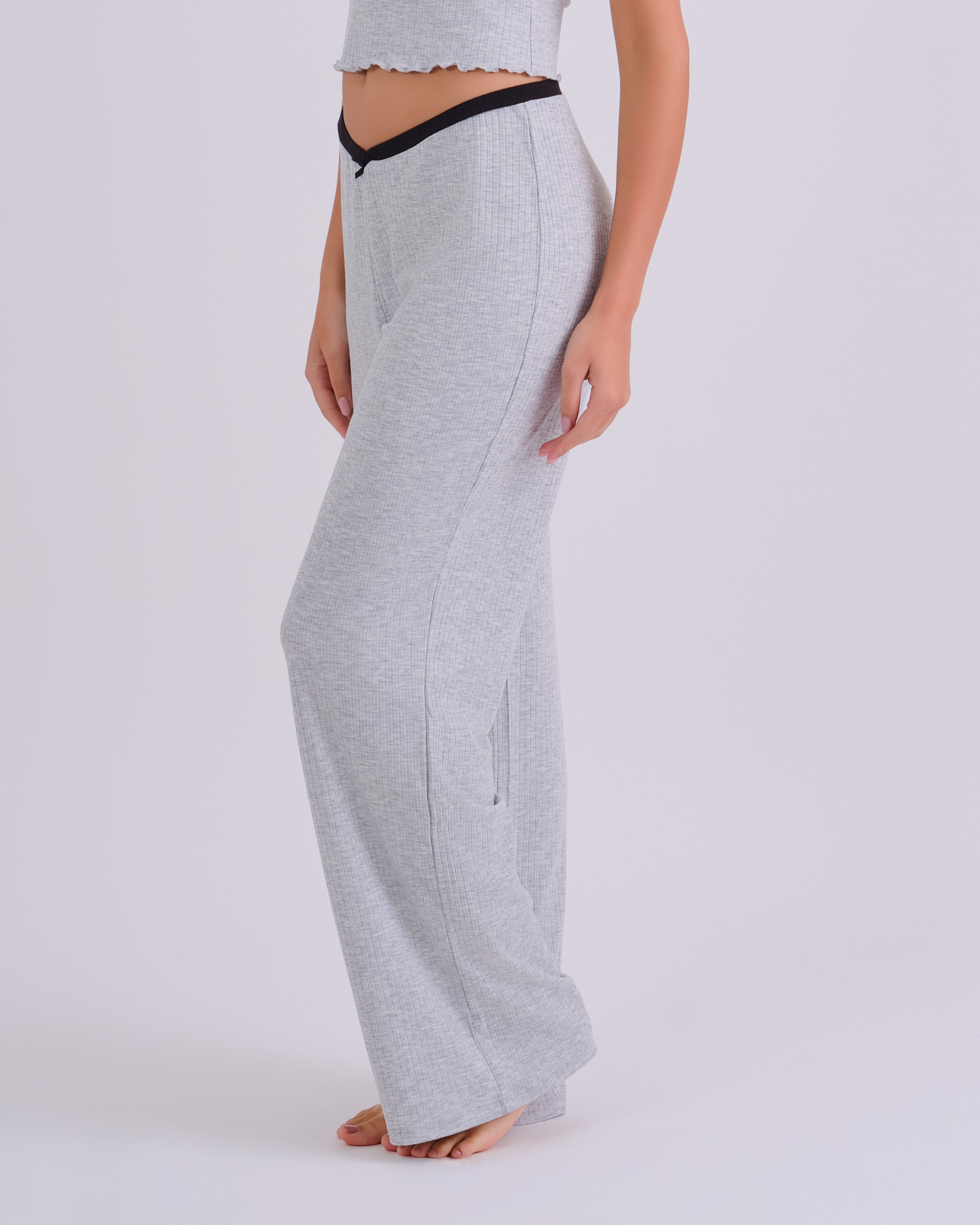 Gift Cozy Rib V Waist Pant FTKZ / MED