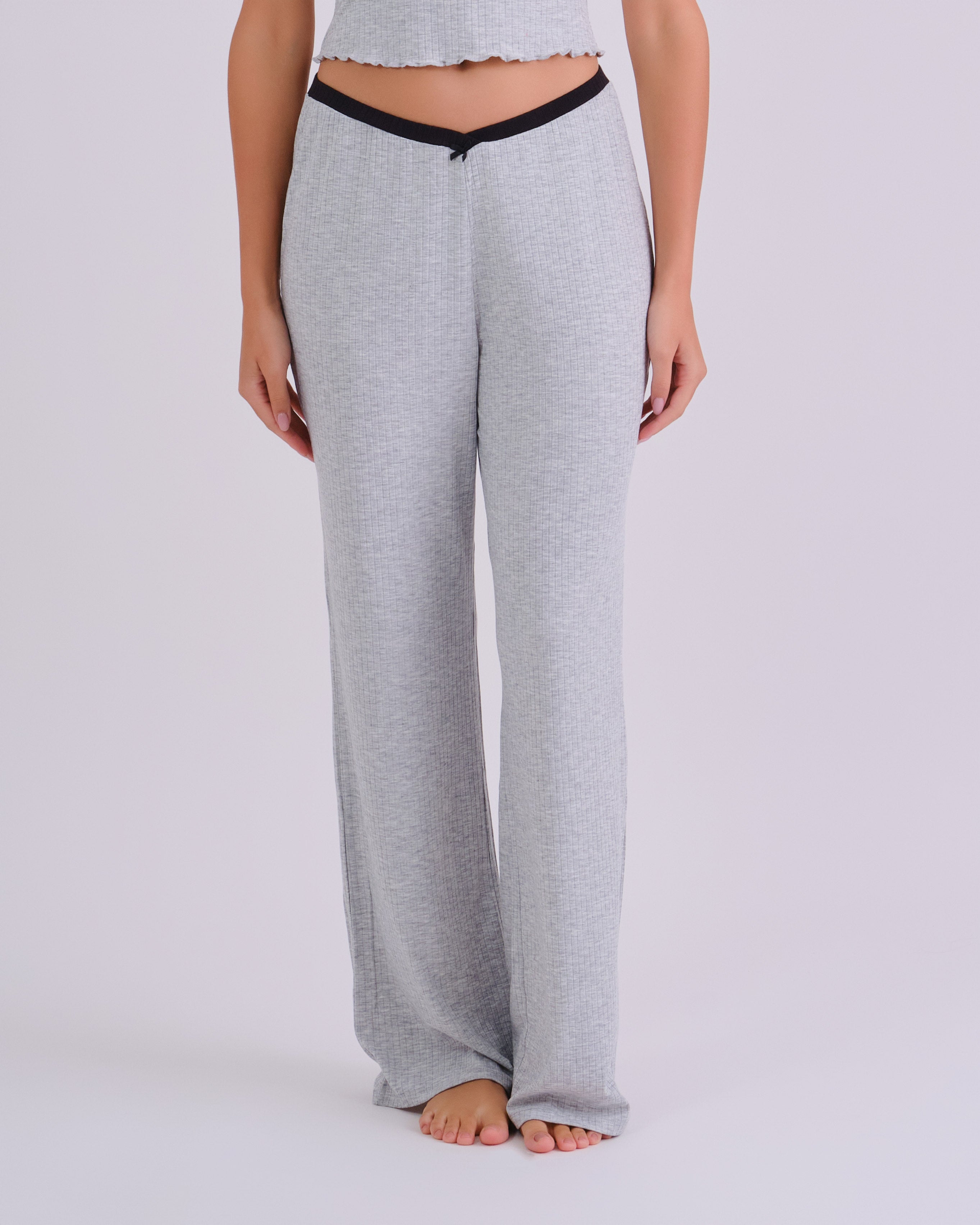 Gift Cozy Rib V Waist Pant FTKZ / MED