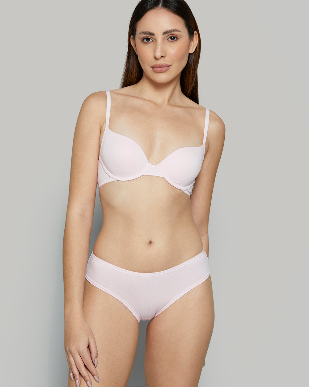 ESSENTIALS LL DEMI- CTN CORE PINK-A-BOO / 32B