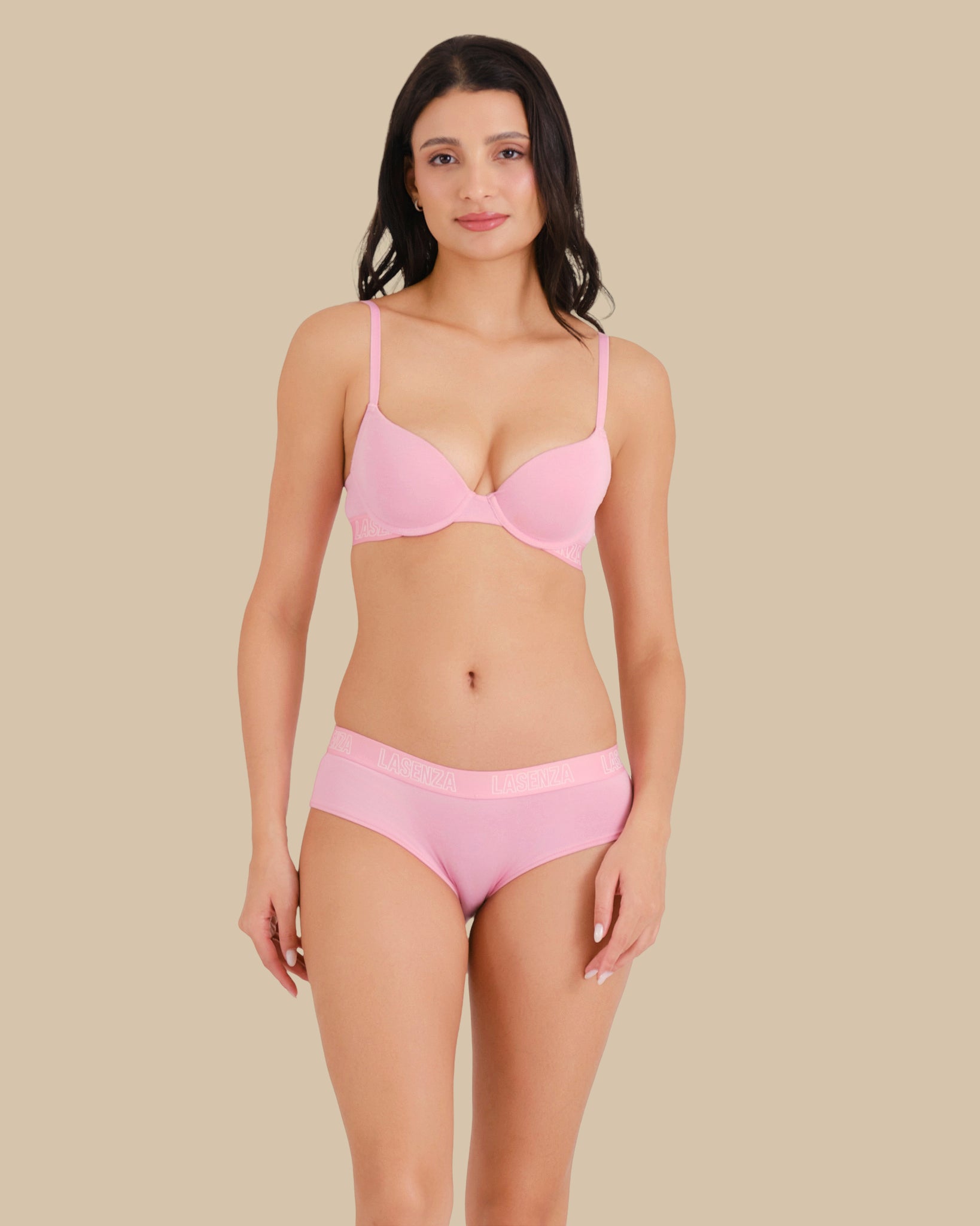 ESSENTIALS LL DEMI- KNOCKOUT LOGO CTN MAKE ME BLUSH / 34A