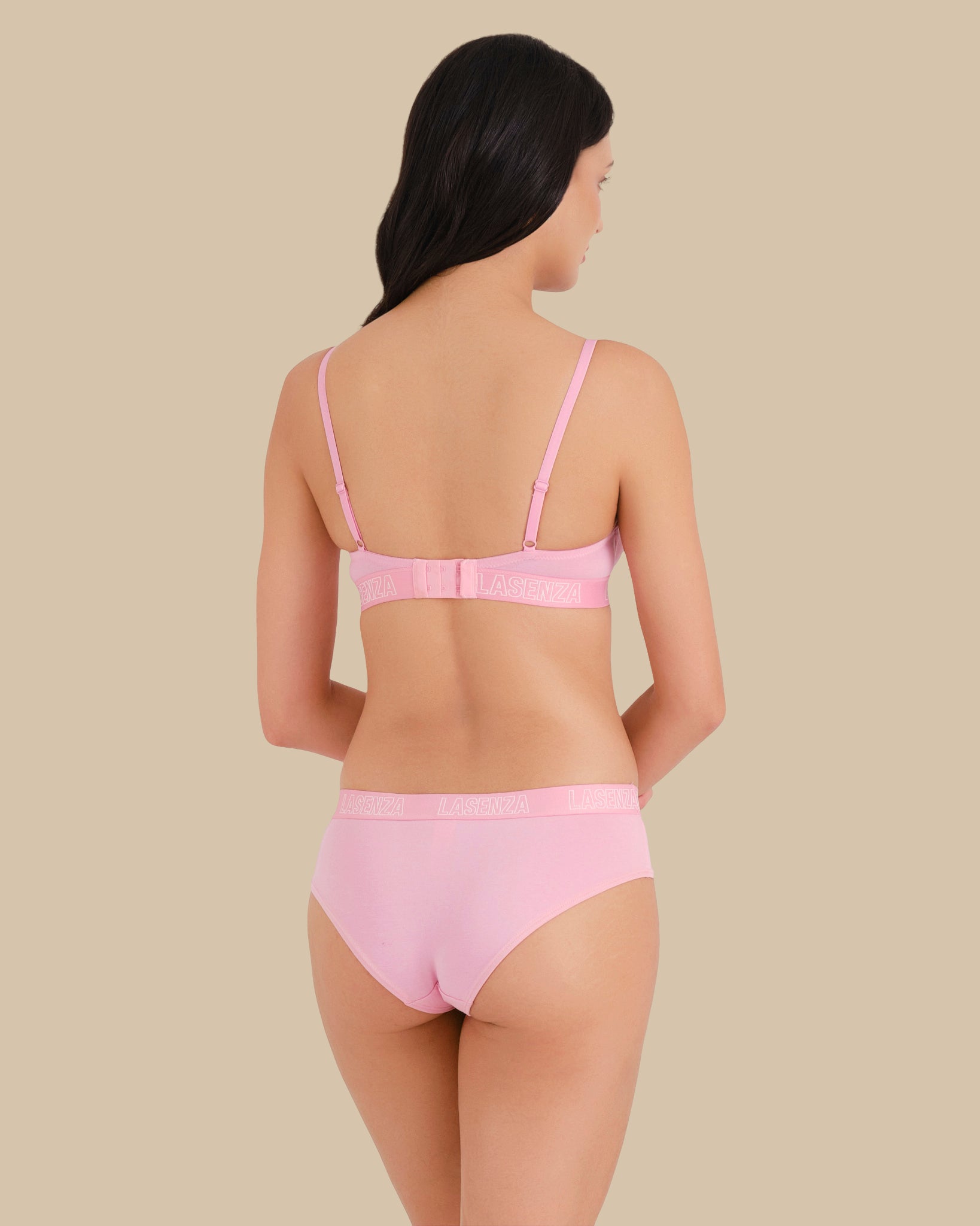 ESSENTIALS LL DEMI- KNOCKOUT LOGO CTN MAKE ME BLUSH / 34A