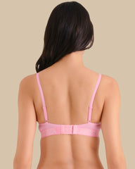 ESSENTIALS LL DEMI- KNOCKOUT LOGO CTN MAKE ME BLUSH / 34A