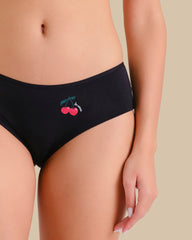 RX HIPSTER COTTON - PRINTED BODY SMOULDER BLACK / M