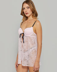 LA SENZA SEXY SLEEP UNCUPPED BABYDOLL PINK / S