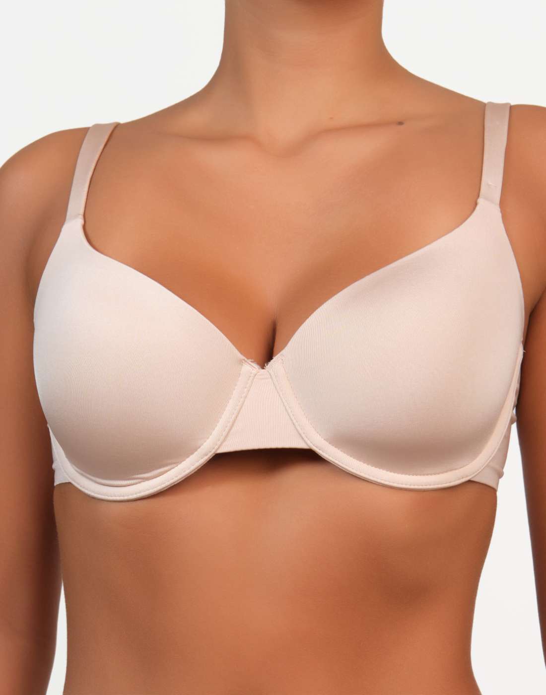 Hl Bo Ll Fcov Bc Solid Pastel Rosetan / 36B