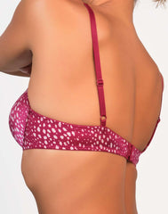 Hl Bt Tb Pl Bc Cttn Dot Print Dapple Dots Red / 34B