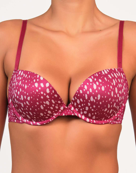 Hl Bt Tb Pl Bc Cttn Dot Print Dapple Dots Red / 34B