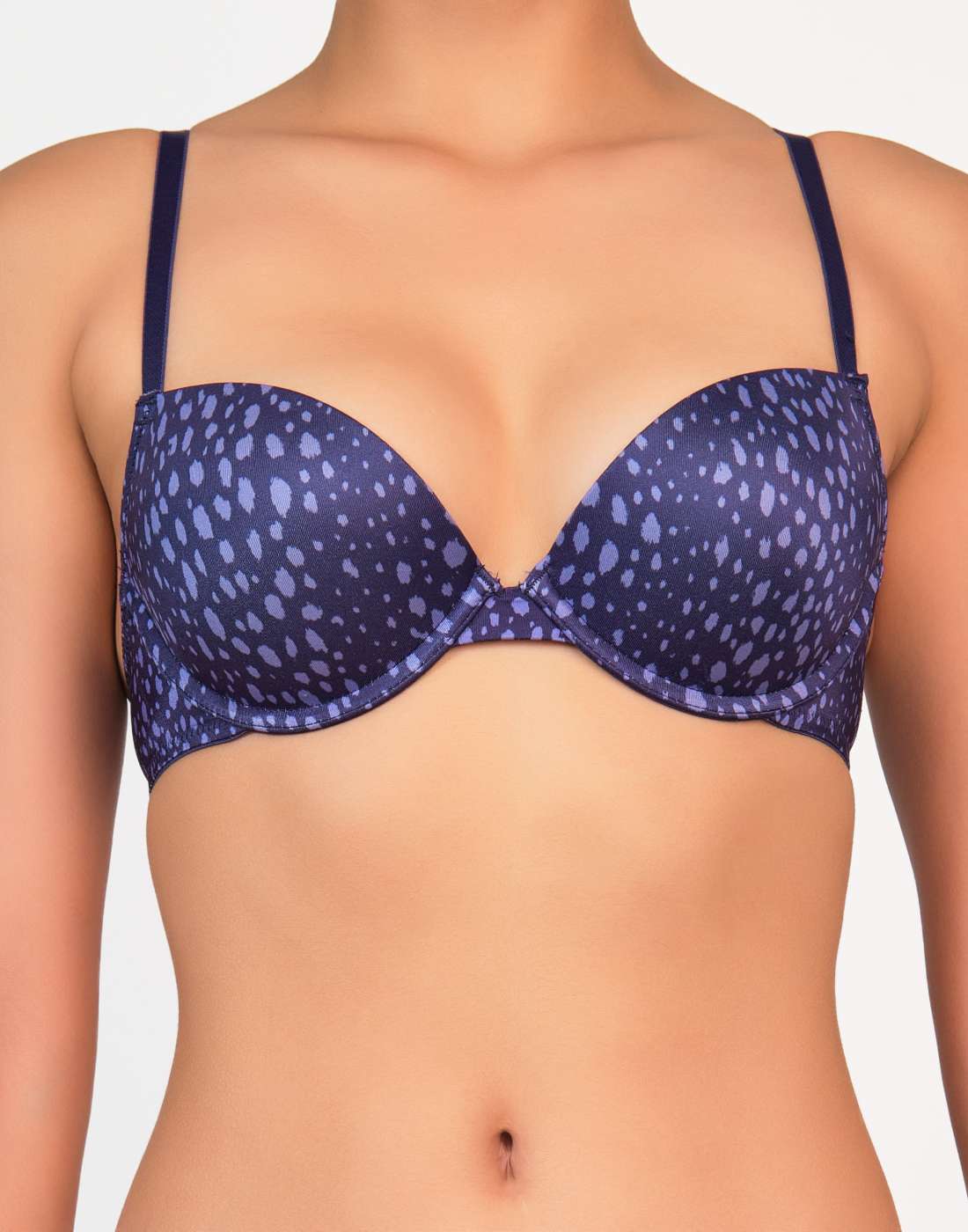 Hl Bt Tb Pl Bc Cttn Dot Print Dapple Dots Blue / 34B