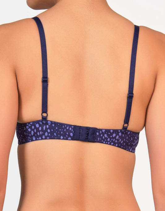 Hl Bt Tb Pl Bc Cttn Dot Print Dapple Dots Blue / 34B