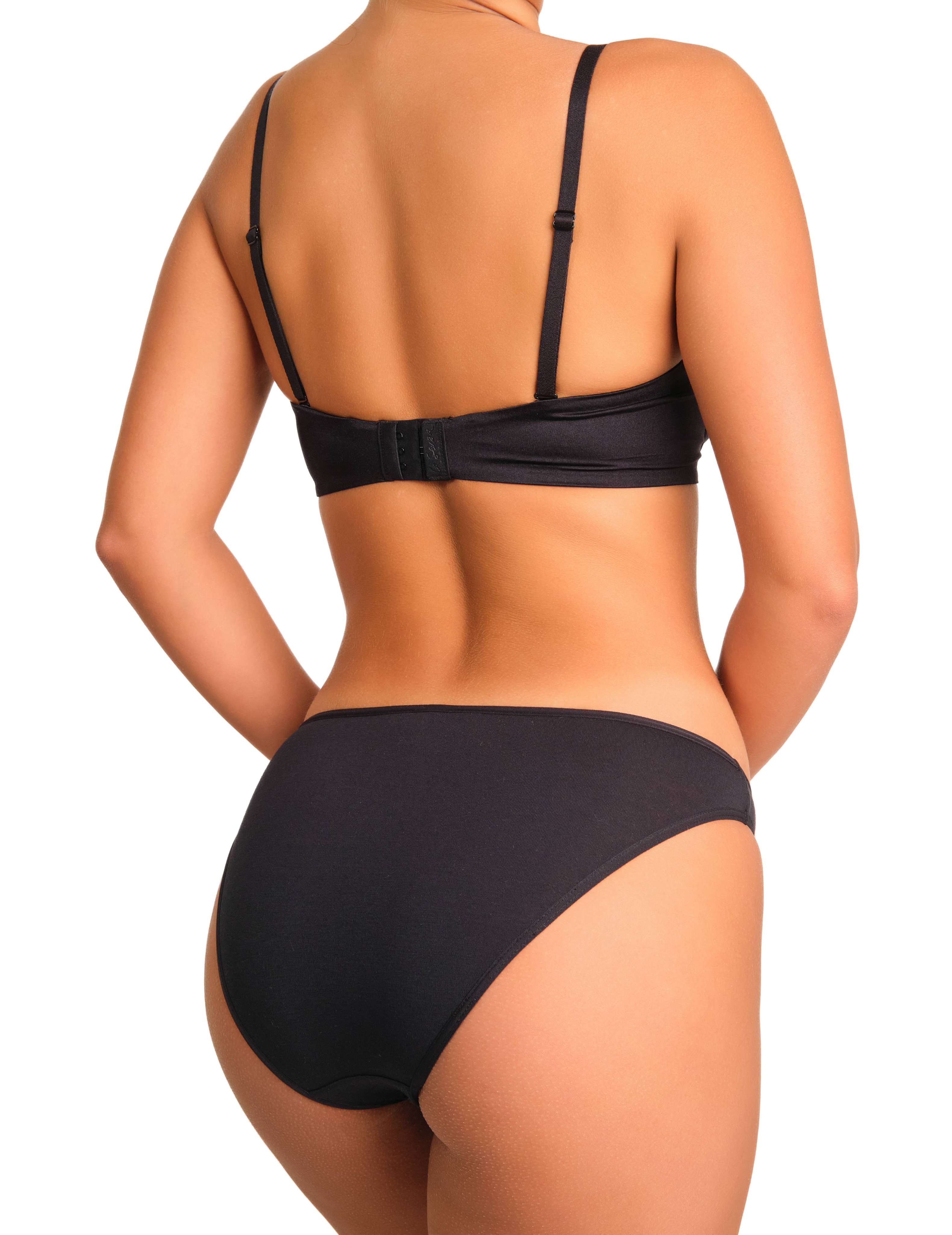 La Senza Ultrasoft Bikini Panties Black / MED