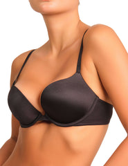 La Senza Sexy Gel Padding Plunge Bra 34B / Black