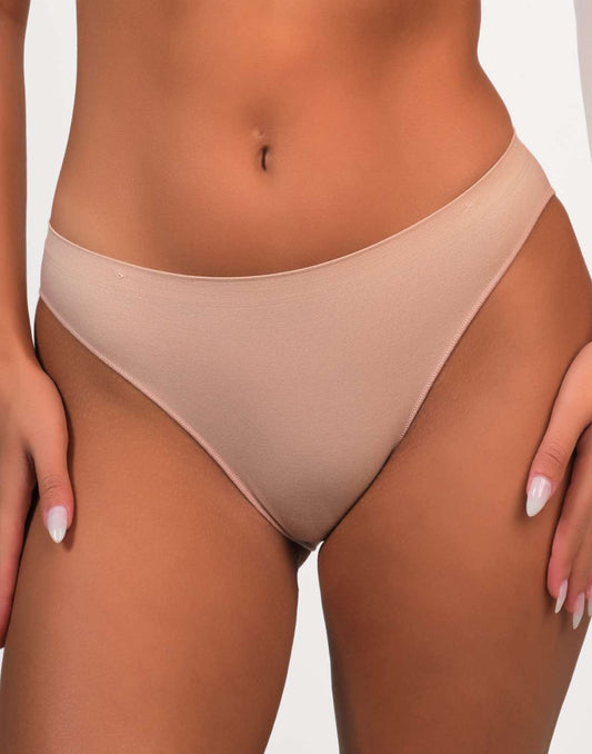 Isla & Evie Everyday Brazilian Panties Nude / MED