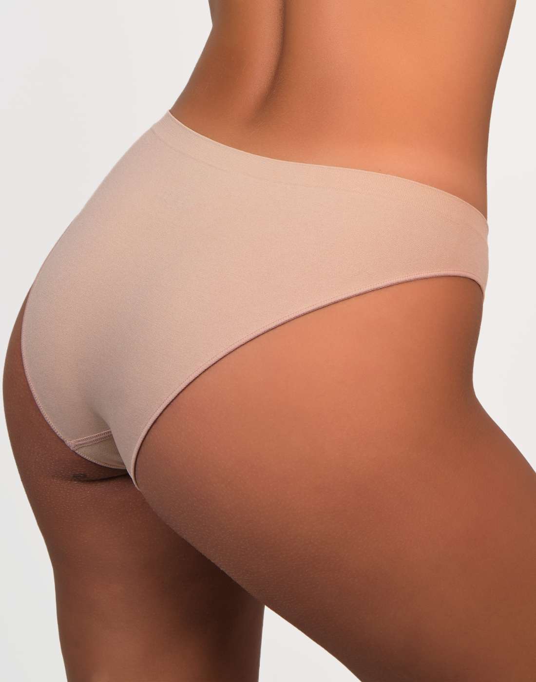 Isla & Evie Everyday Brazilian Panties Nude / MED