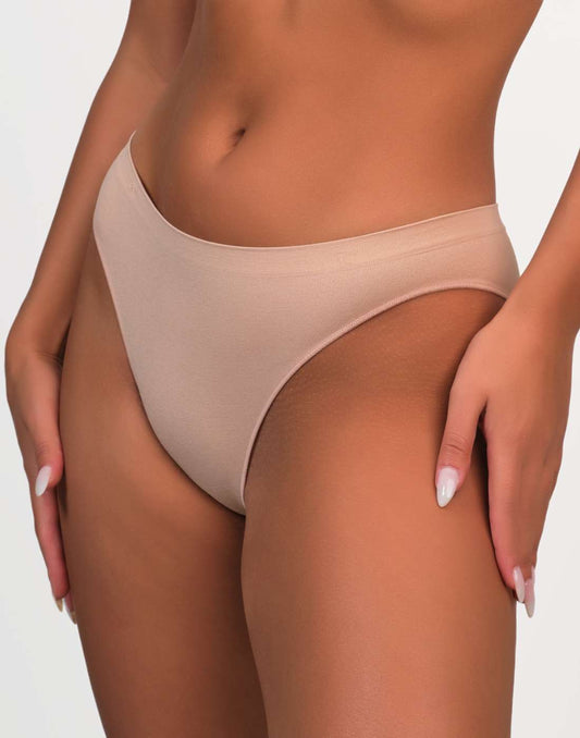 Isla & Evie Everyday Brazilian Panties Nude / MED