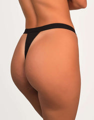 Isla & Evie Trendy String Panties Black / MED