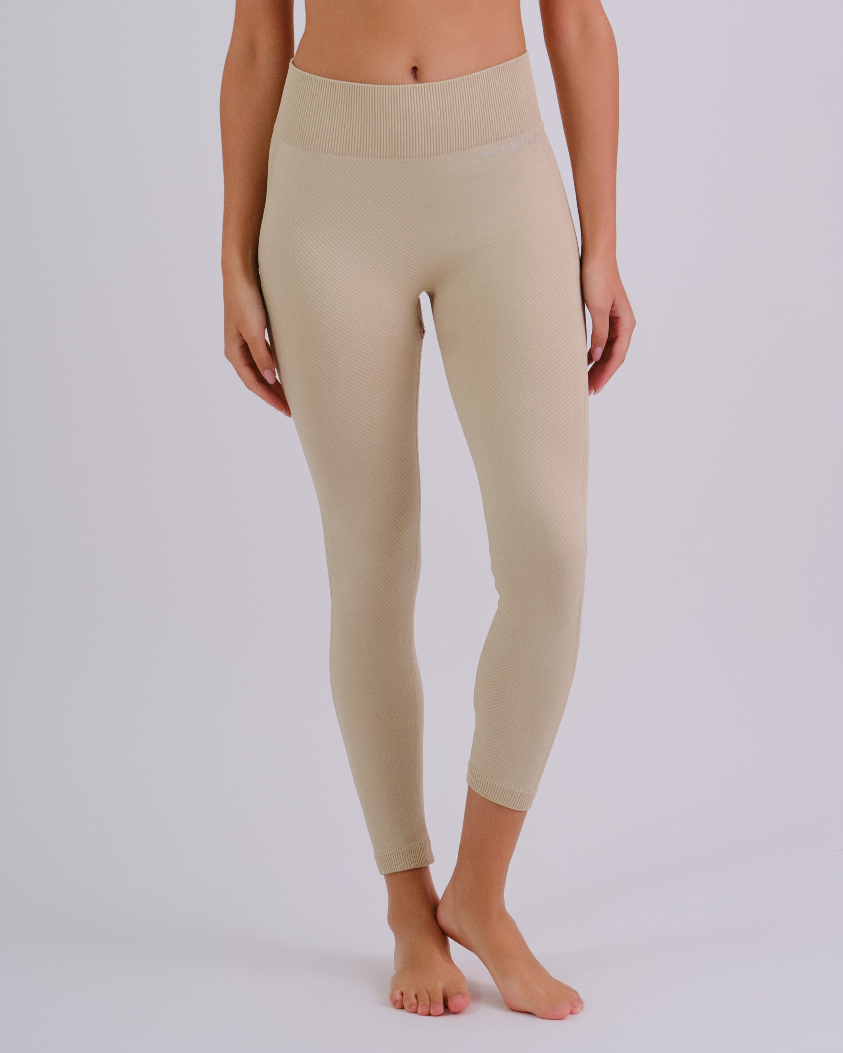 Rib Racer Crop TAN / MED