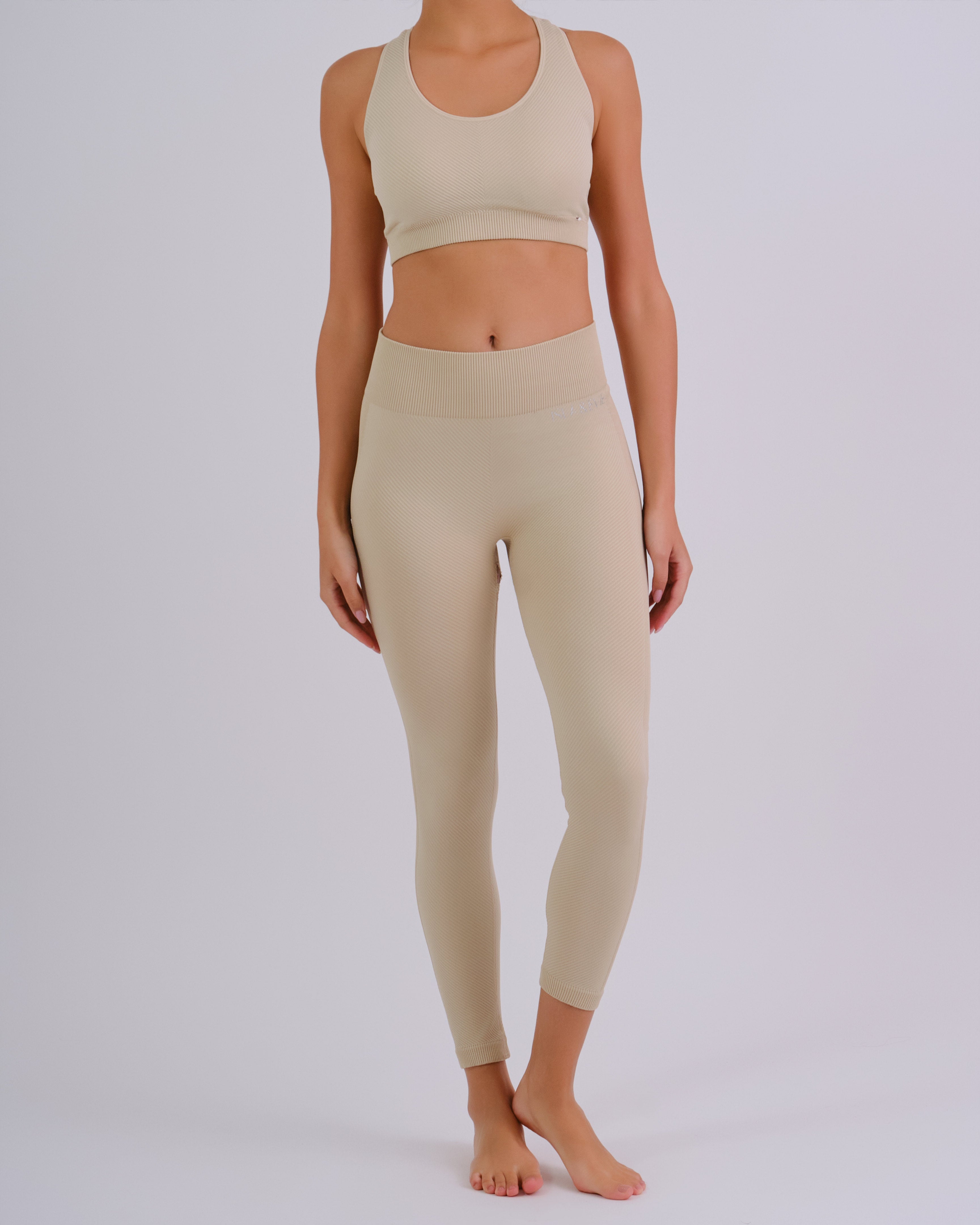 Rib Racer Crop TAN / MED