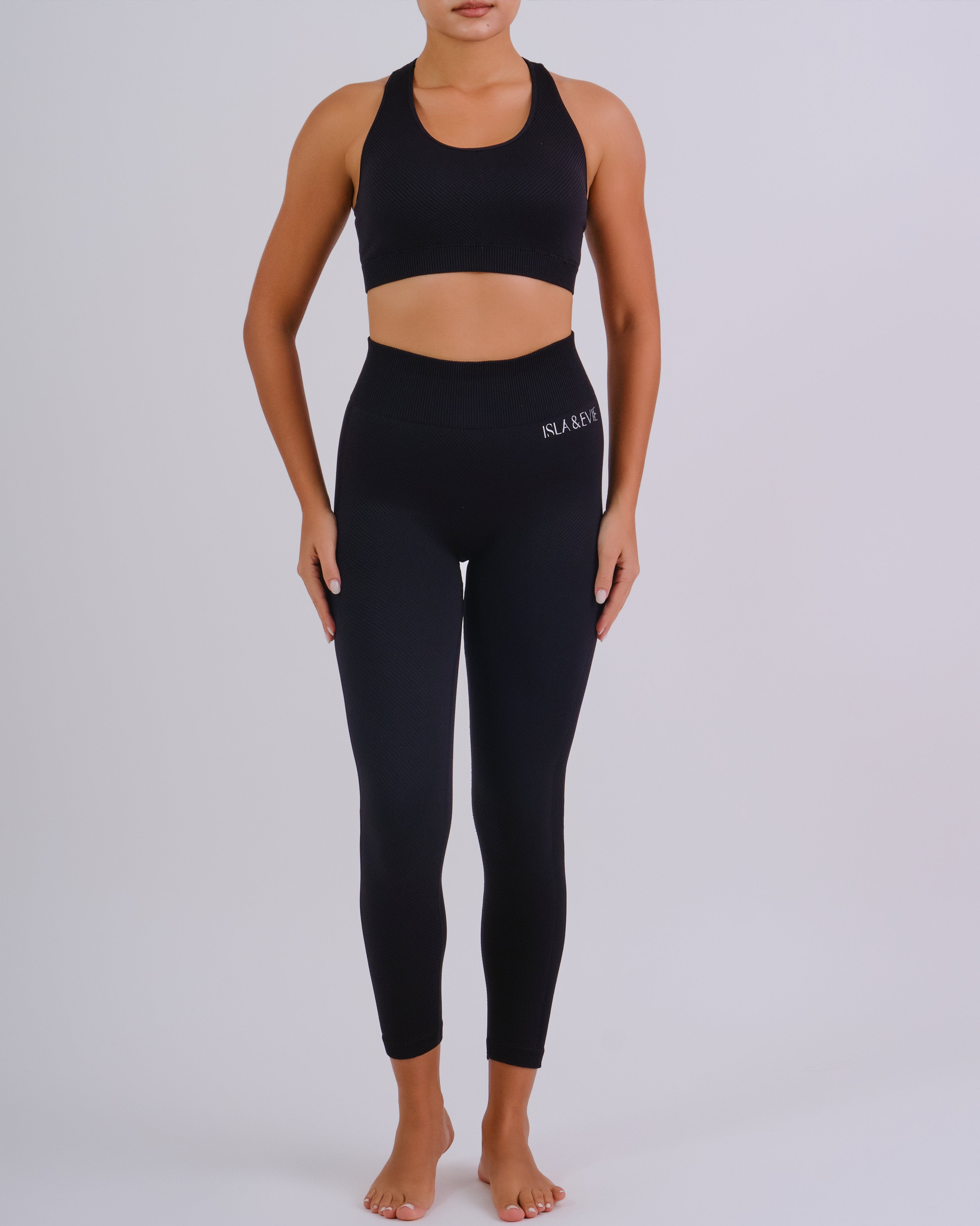 Rib Legging BLACK / MED