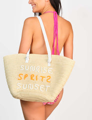 South Beach  Basket Shoulder B Beige / O/S