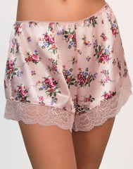 Isla & Evie Satin Sleep Shorts MED / Floral Print